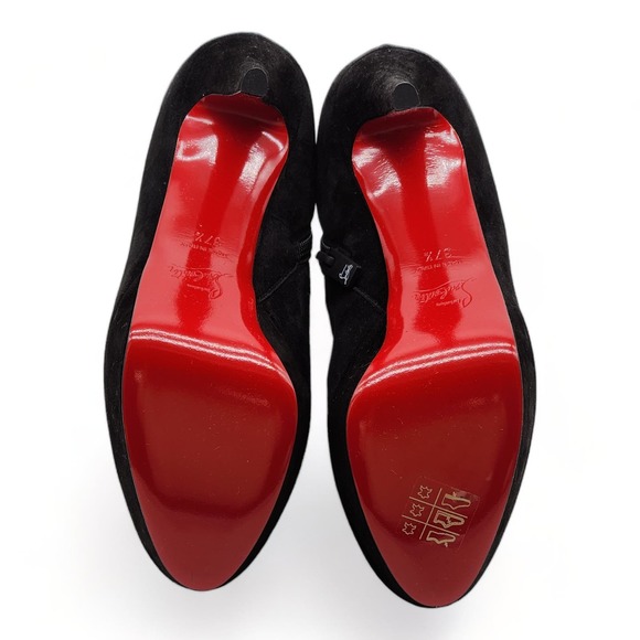 Christian Louboutin Bianca Suede Booties $1185 - Picture 6 of 7